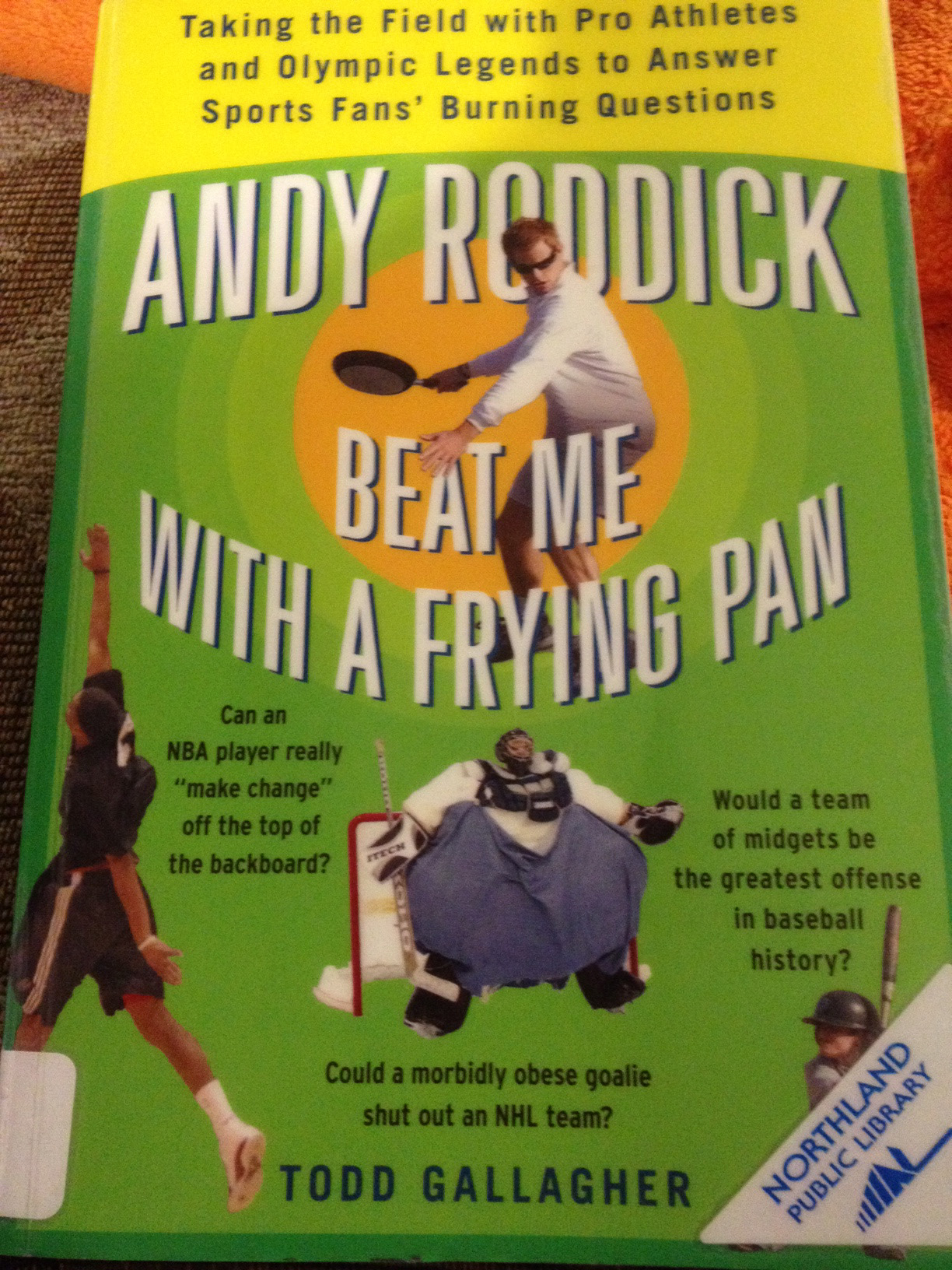 Cover of Andy Roddick Beat Me With a Frying Pan by Todd Gallagher