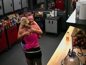 Rachel and Jordan celebrate