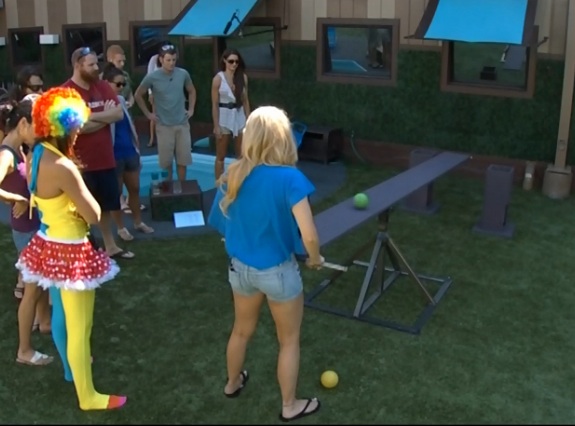 House guests practice for an upcoming competition
