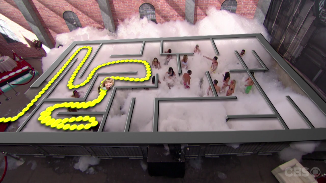 Maze setup for the Battle of the Block