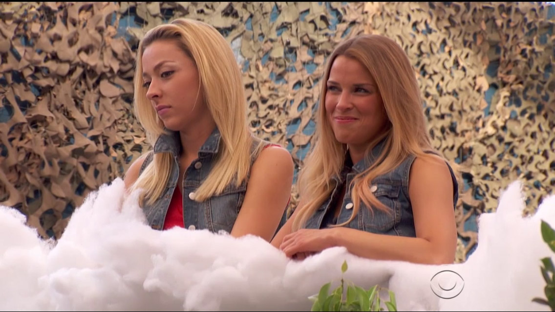 Liz and Shelli as HOH at the BOB