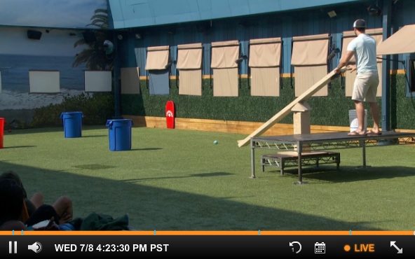House guests practice for next HOH