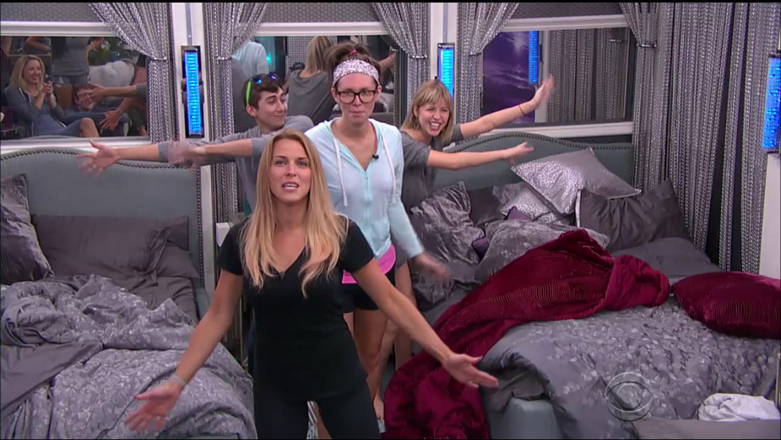 Jason, Meg, Audrey, and Shelli perform a musical
