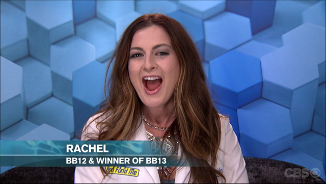Rachel back in the house