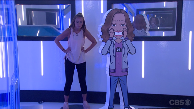 Kaitlyn trying to get back in the house