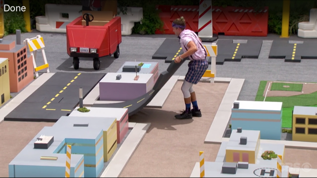 Tyler competes in the POV