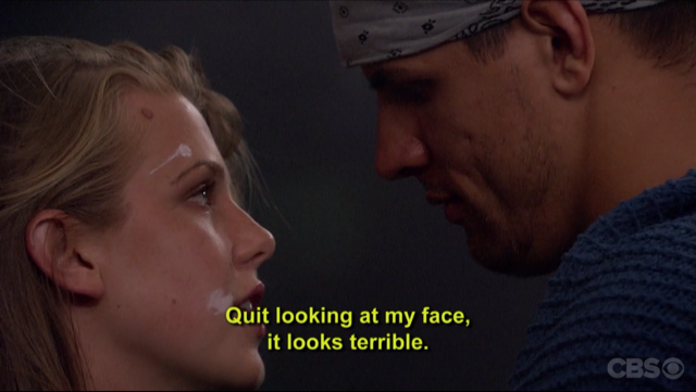 Faysal telling Haleigh how beautiful she is