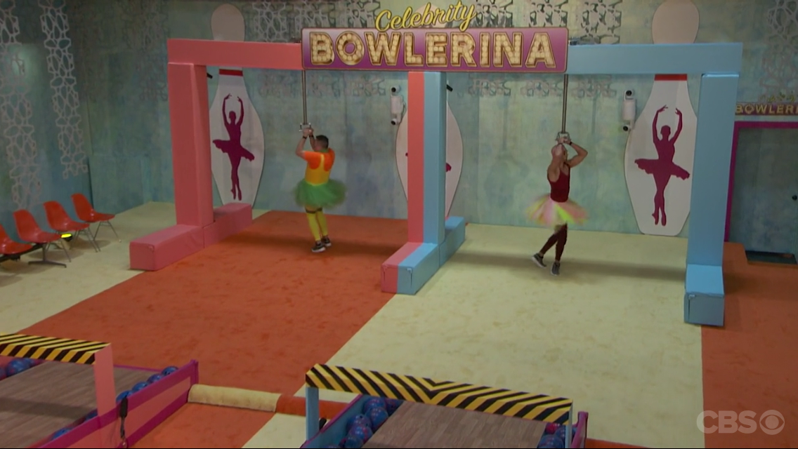 Ross and James compete