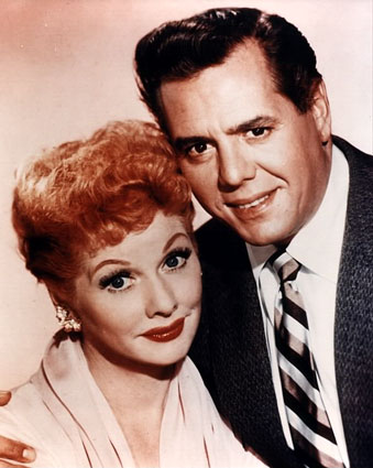 Lucille Ball and Desi Arnaz